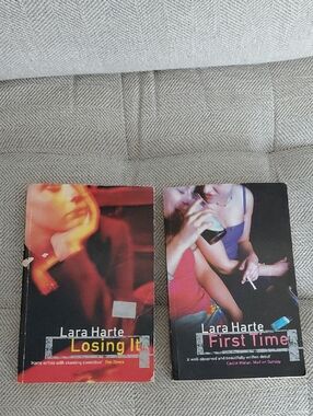 Lara Harte 'Losing It' & 'First Time' Paperback Set - Red, Purple Covers